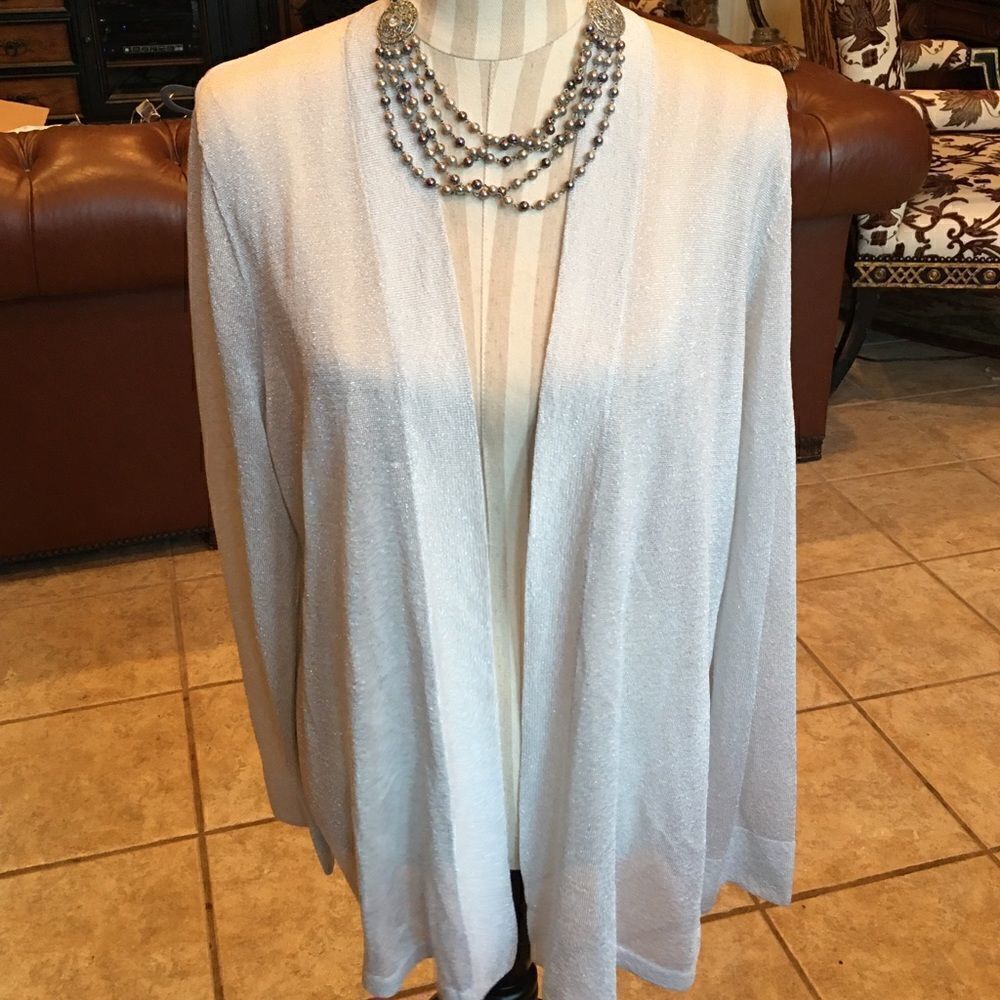 Silver Opaque Talbots Cardi